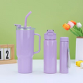 Kit 3 Garrafas - Copo Tendência Agua Squeeze Com Adesivos Lembretes beber Agua