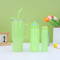 Kit 3 Garrafas - Copo Tendência Agua Squeeze Com Adesivos Lembretes beber Agua